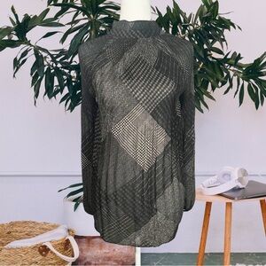 NWT Ralph Lauren Patchwork Print Ruffle Blouse